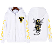 Load image into Gallery viewer, Black Clover Zipper Hoodies
